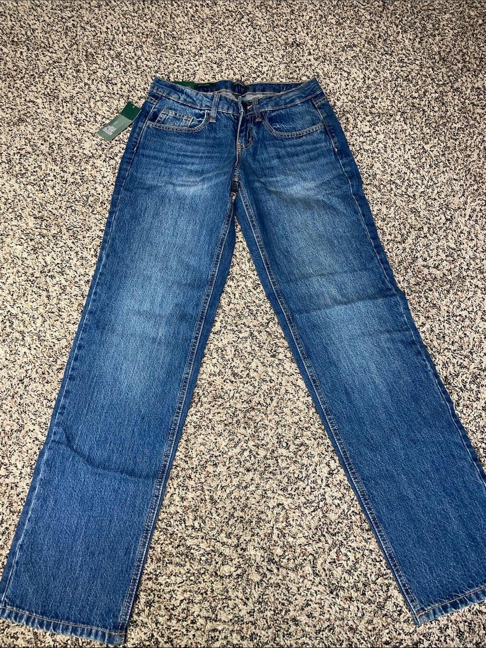 Classic Straight-Leg Women's Jeans - Dark Blue Size 00 NWT